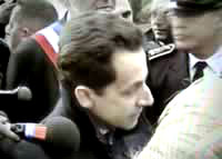Nicolas Sarkozy à Sangatte ©Fidès